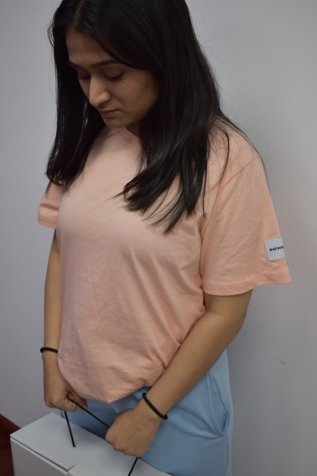 Pastel Peach Oversized Tee