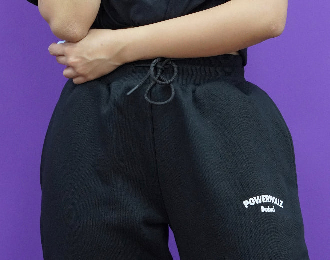 Powerhouz Black Sweatpants