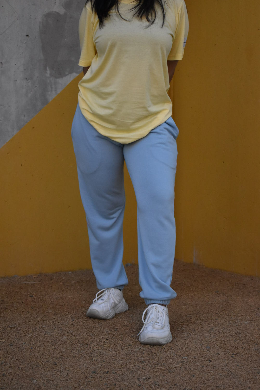 Baby Blue Simplistic Sweatpants