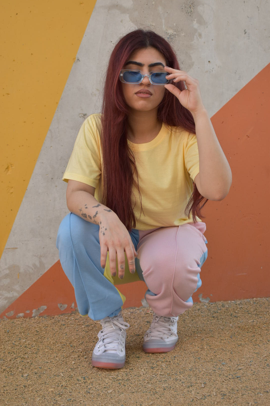 Pastel Yellow Oversized Tee